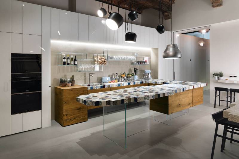 Cuisine haut de gamme de la marque LAGO bois wildwood sur Nîmes près de Montpellier