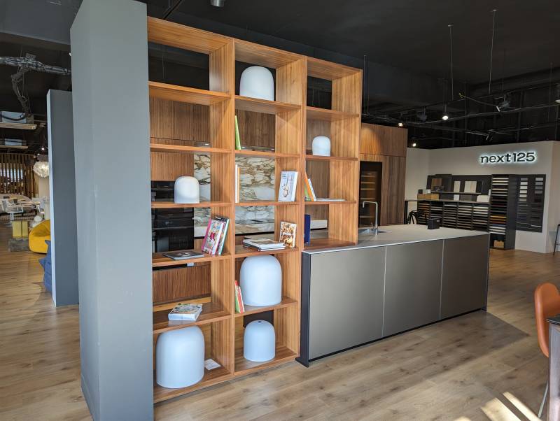 bibliothèque sur mesure haut de gamme avec la marque de cuisine next125