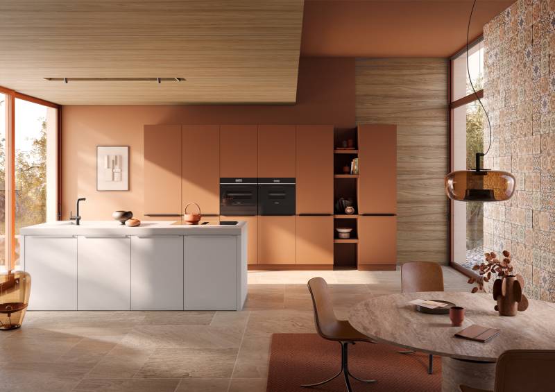 Une cuisine moderne et colorée pour une décoration pleine de vitalité chez Showroom443 