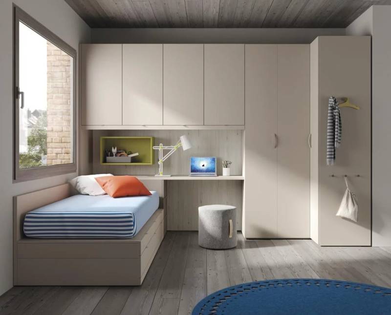 dressing sur mesure pour une chambre d'enfant optimisée à Nîmes dans le Gard