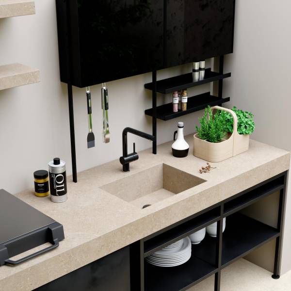 Plan travail en céramique sur mesure pour votre cuisine haut de gamme sur Nîmes près de Montpellier