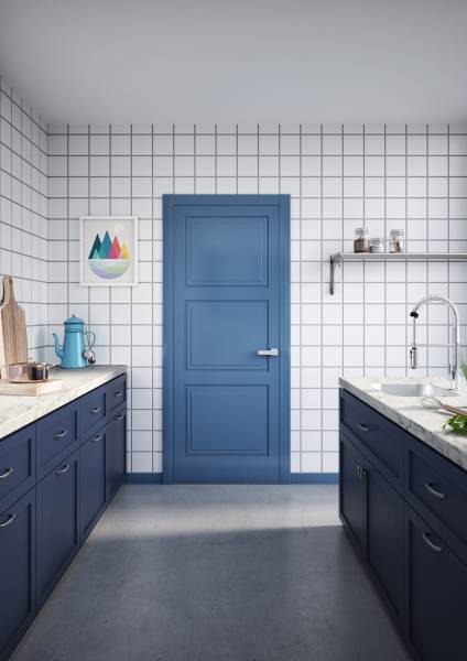 Porte intérieure sur mesure avec charnières invisibles Et de la marque Albed près de Montpellier