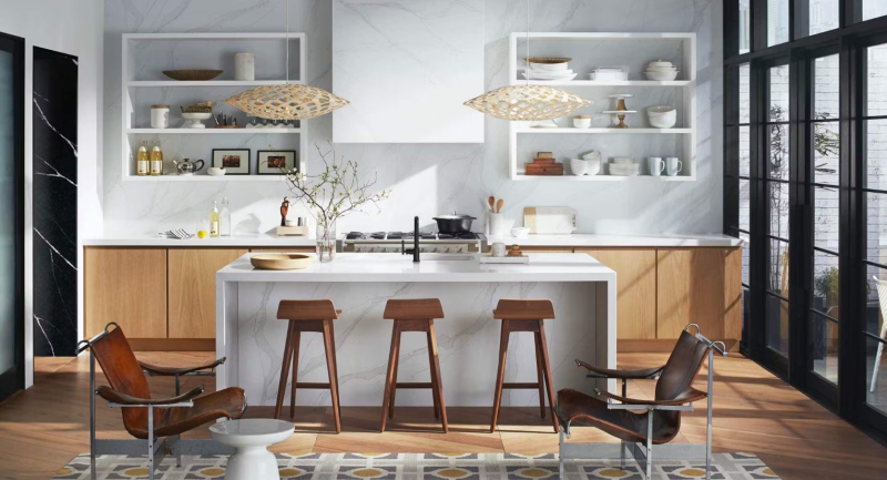 Votre cuisine design avec les nouveaux coloris de plans de travail en Dekton à Nîmes