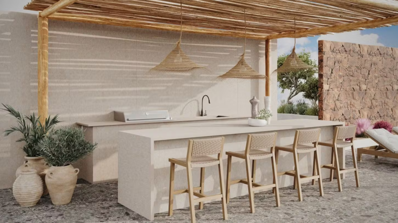 Votre cuisine design avec les plans de travail en Dekton chez Showroom443