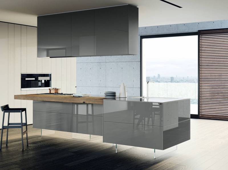 Une cuisine contemporaine et des matières exclusives avec la marque LAGO chez Showroom443 à Nîmes