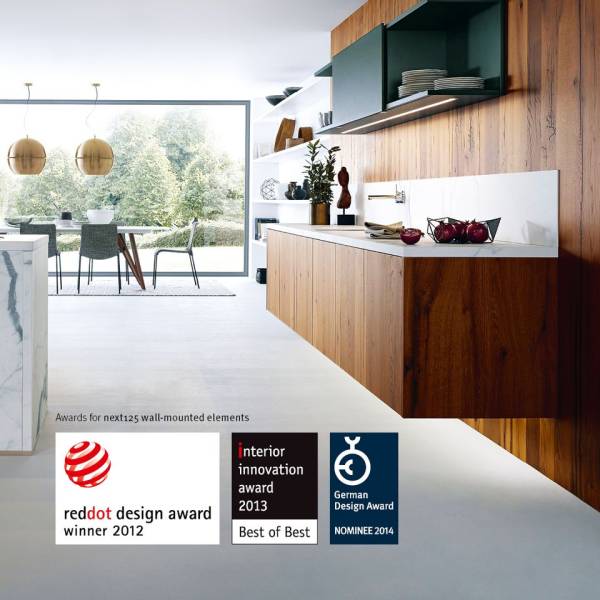 cuisine équipée allemande next125 moderne avec meubles suspendus à Nîmes proche d'Uzès