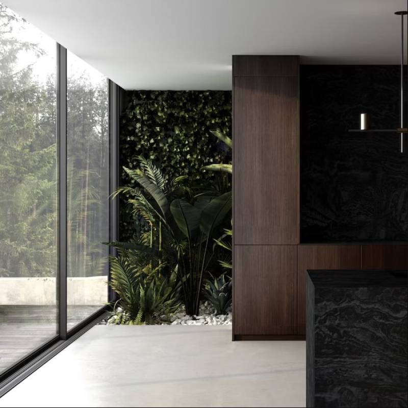 Plan de travail en Dekton Liquid embers sur Nîmes près d'Uzès