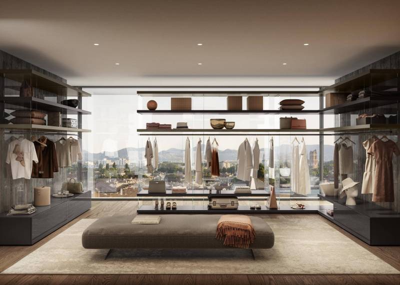 Dressing haut de gamme italien LAGO ouvert sur mesure sur Nîmes près de Montpellier