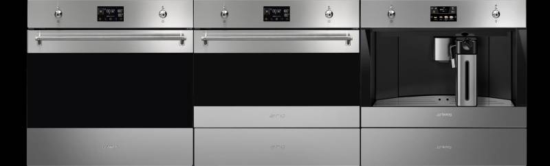 ensemble électroménagers de la gamme Classica de la marque Smeg chez Showroom443 à Nîmes