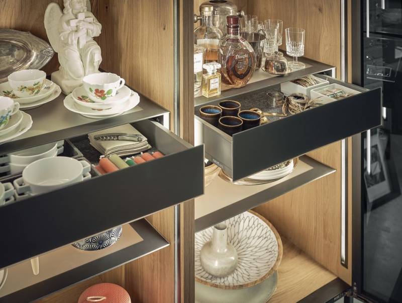 Détail intérieur vitrine next125, tendance de la cuisine contemporaine 2023/2024 à Nîmes à côté de Montpellier